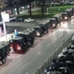 bergamo bare su camion militari